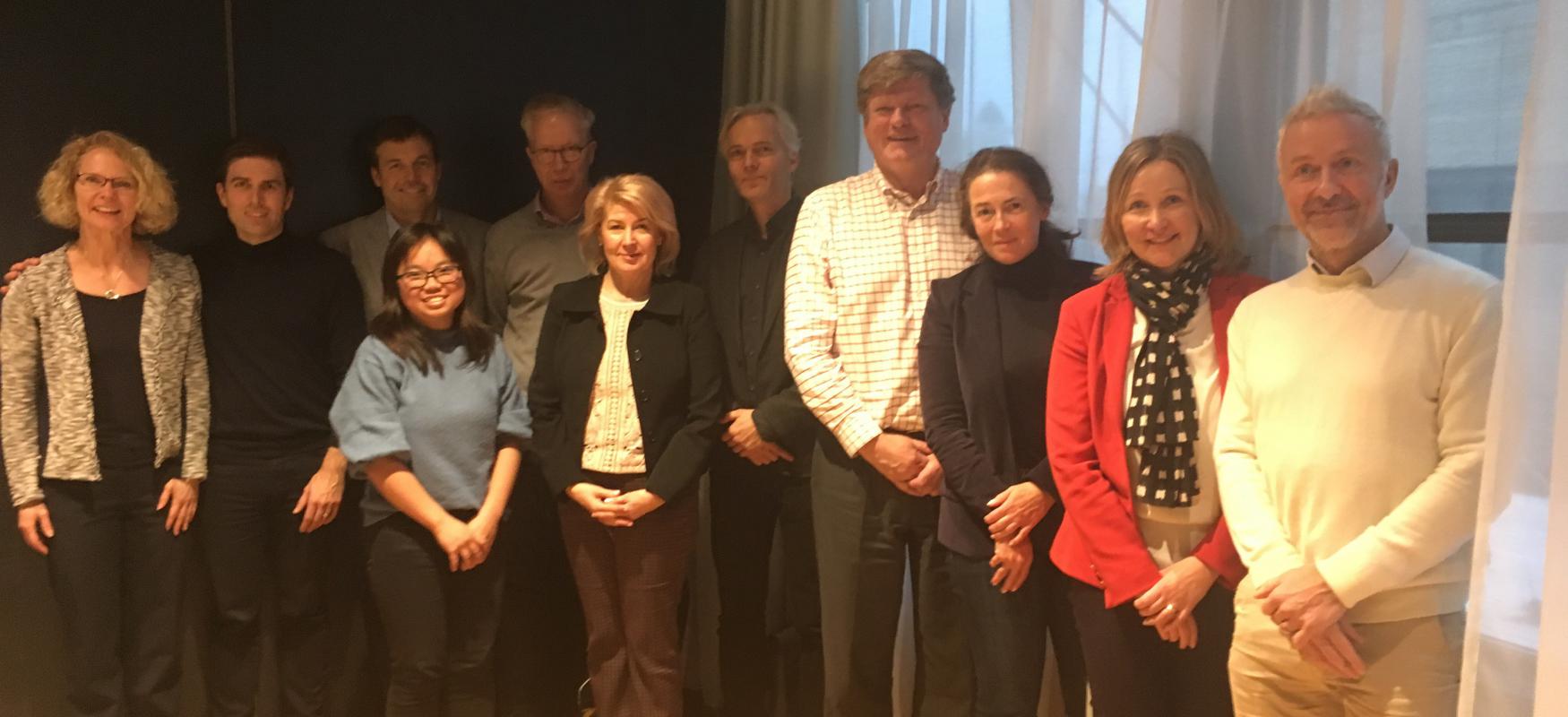 Group photo of the Nordic Scalers advisory board in 2019