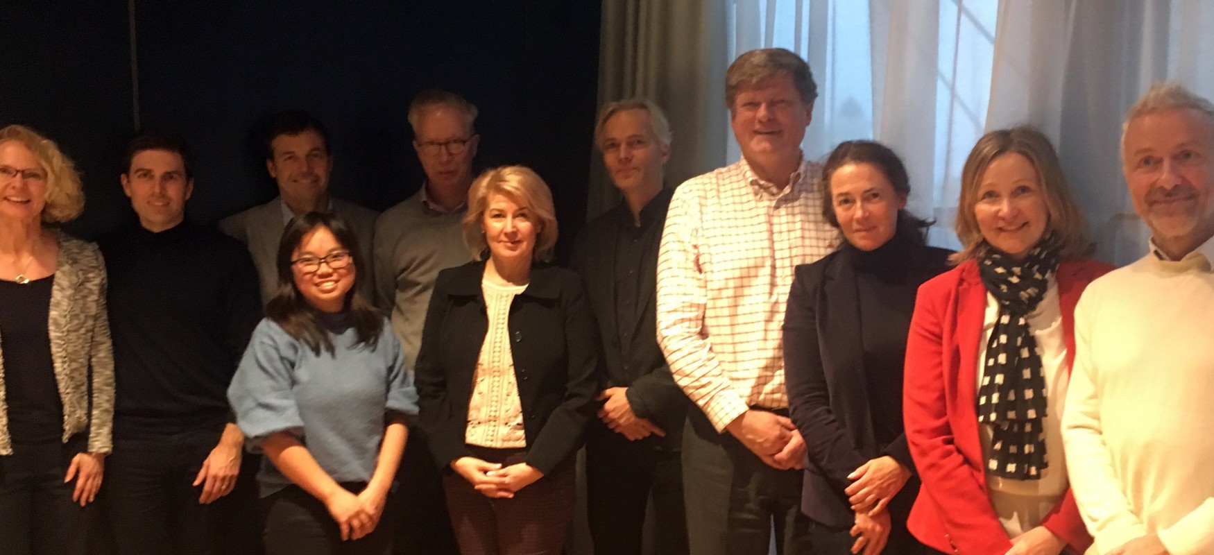 The Nordic Scalers Advisory Board in 2018 together with three colleagues from Nordic Innovation.