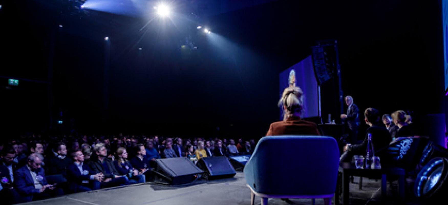 People on stage at Zerokonferansen 2019.