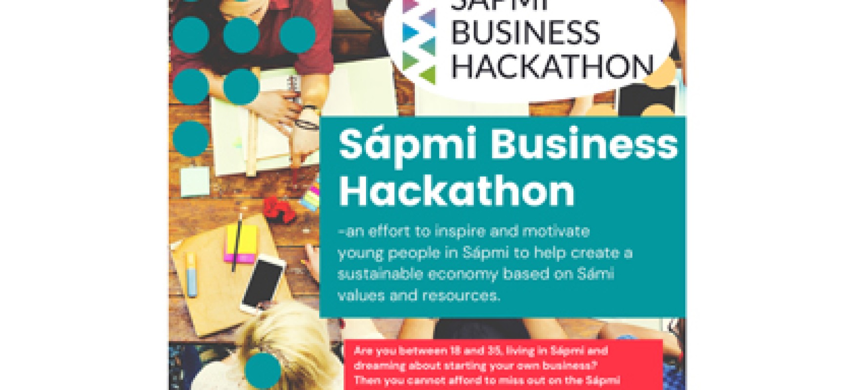 Poster for the Sapmi Business Hackathon