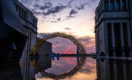 Sunset in Brussels