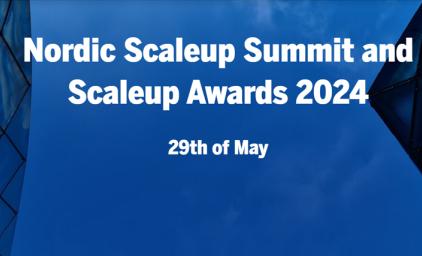 Banner for Nordic Scaleup Summit and Scaleup Awards 2024