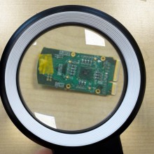Looking at a quantum chip through a magnifying glass