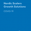 frontpage to the pamphlet Nordic Scalers, Growth solutions - Covid-19