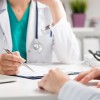Doctor consulting a patient